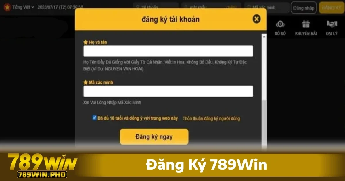 trang chủ 29 Chuẩn bị thông tin chính xác để đăng ký tài khoản 789win